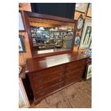 Craftique Chippendale Style Mahogany Dresser w/