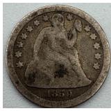 1859-S Seated Dime Key Date