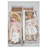 Duck House Heirloom Dolls (2) Tracy & Ginnie
