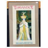 Turnandot Inaugural Season Poster 1993-1994
