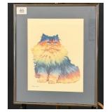 Bayou Rainbow Cat Print by Kosbab
