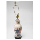 MCM Chinoiserie Tobacco Table Lamp