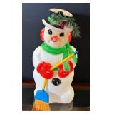 Snowman Blow Mold As Is