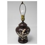 Vintage Ginger Jar Table Lamp Brown