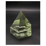 Ship's Deck Light Prism Paperweight Green