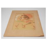 Vintage Artistic Caricature Sketch Virginia Beach
