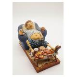 The Couch Potato Figurine from the Guillermo