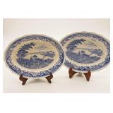 Swinnertons Silverdale Blue & White Serving