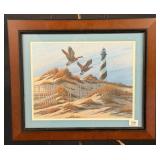 Jake Taylor Geese on Beach Print 1982