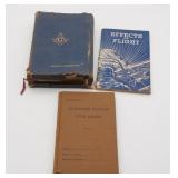 Mason Bible, Aviators Flight Log Book & Effects of
