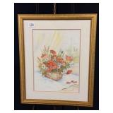 Framed Floral Print