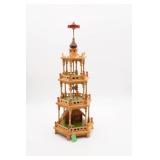 Vintage Christmas Pyramid As Is Not Complete