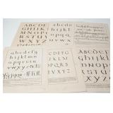 Handwritting Letter Charts
