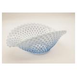 Duncan Miller Hobnail Blue Opalescent Bowl