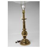 Stiffel Hollywood Regency Brass Candlestick Lamp
