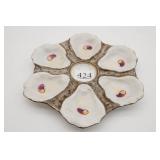 Antique Ceramic Oyster Plate