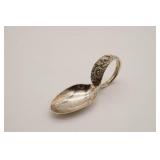 Sterling Silver Baby Spoon Repousse Pattern by