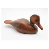 Wooden Duck Figurine