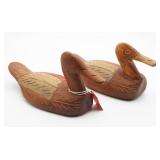 Carved Wooden Duck Decoys