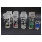 Vintage Plantation Scene Glassware