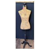 Vintage Dress Form on Stand