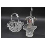 3 Glass Baskets