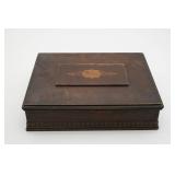Wooden Box with Inlaid Detail
