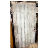 Vintage Wooden Barn Door With Hardware