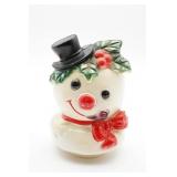 Vintage Snowman Plastic Music Box