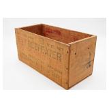 Vintage Wooden Beefeater Crate