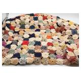Vintage Yoyo Quilt Topper