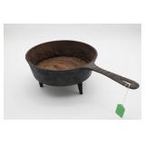 Vintage Cast Iron Spider Skillet with Legs