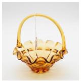 Fenton Valencia Amber Basket