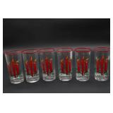 6 Holiday-Themed Glass Tumblers