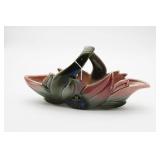Vintage Hull Pottery Poinsettia Basket