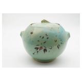 McCoy Pottery Aqua Crock Cookie Jar