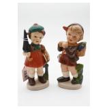 Vintage Ceramic Boy and Girl Figurines