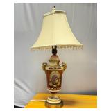 Decorative Porcelain Lamp With Shade