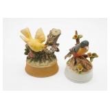 Porcelain Bird Music Boxes