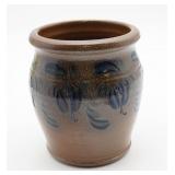 Handcrafted Brown Glazed Ceramic Vase