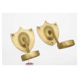 Brass Wall-Mounted Holders