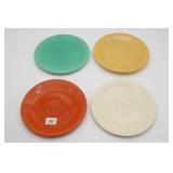 Fiesta Ware Dinner Plates (4)