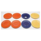 8 Vintage Fiesta Salad Plates