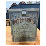 Large Acme Peanut Roaster with Hinged Lid