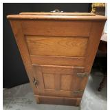 Antique Wooden Ice Box