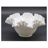 Fenton White Hobnail Milk Glass Bowl