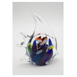 Glass Aquarium Fish Paperweight