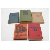 5 Vintage Agriculture Textbooks