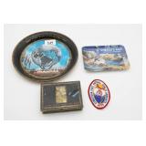 Memorabilia Trays, Box, and Patch