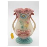 Hull Art Pottery Bow Knot Floral Vase